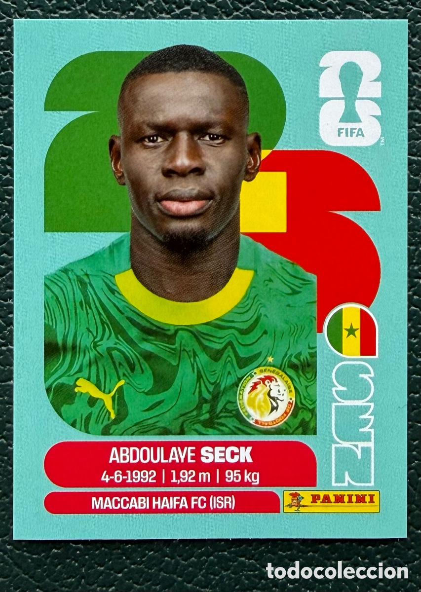 Cromos de f&uacute;tbol: SEN 5 ABDOULAYE SECK SENEGAL CROMOS ALBUM FIFA WORLD CUP MUNDIAL 2026 PANINI