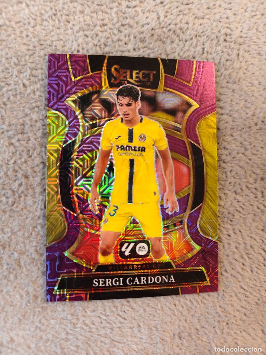 Cromos de f&uacute;tbol: 21 SELECT LA LIGA 25 26 SERGI CARDONA VILLARREAL CF BASE TERRACE PANINI 2025 2026 PARALELA AAB