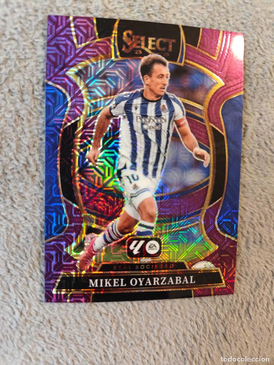 Cromos de f&uacute;tbol: 52 SELECT LA LIGA 25 26 MIKEL OYARZABAL REAL SOCIEDAD BASE TERRACE PANINI 2025 2026 PARALELA AAB