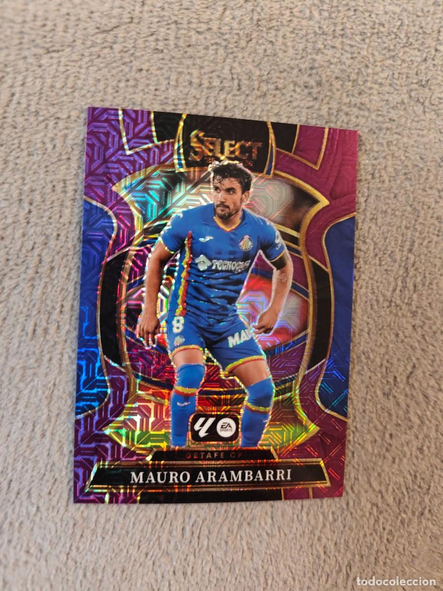 Cromos de f&uacute;tbol: 63 SELECT LA LIGA 25 26 MAURO ARAMBARRI GETAFE CF BASE TERRACE PANINI 2025 2026 PARALELA AAB