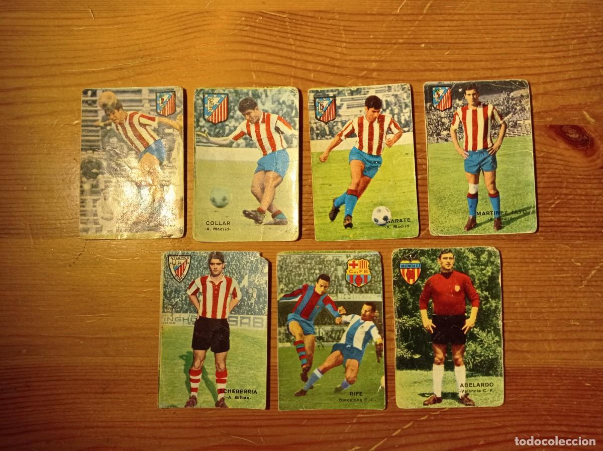 Cromos de f&uacute;tbol: Lote 7 cromos FHER DISGRA 67-68 1967-1968