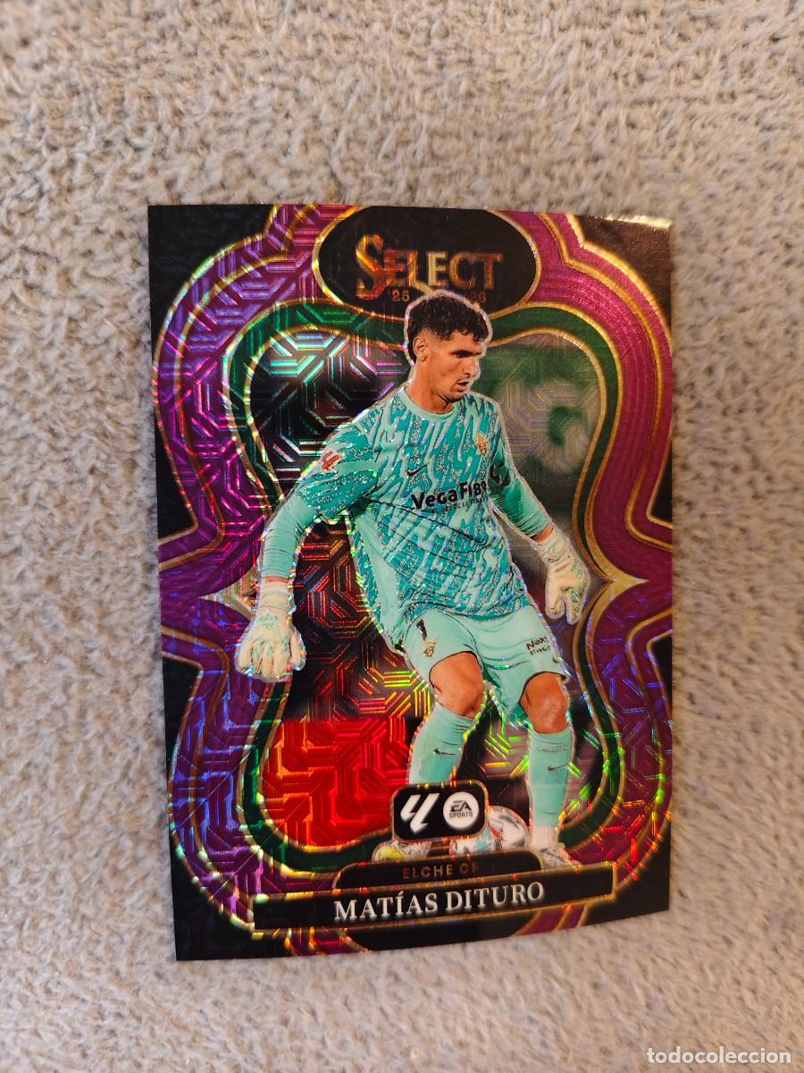 Cromos de f&uacute;tbol: 192 SELECT LA LIGA 25 26 MATIAS DITURO ELCHE CF BASE MEZZANINE PANINI PARALELA 2025 2026 AAB