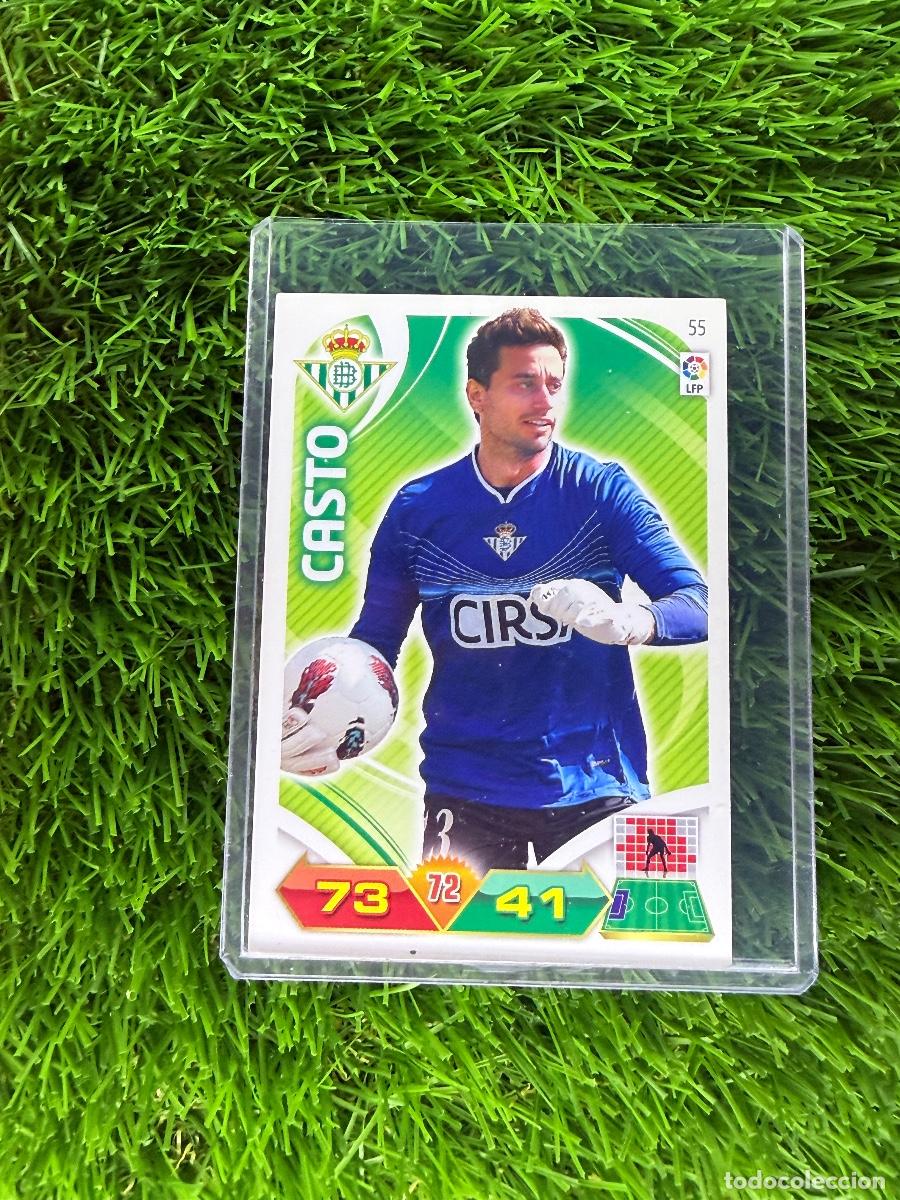 Cromos de f&uacute;tbol: N&ordm; 55 Casto Real Betis Adrenalyn XL 11 12