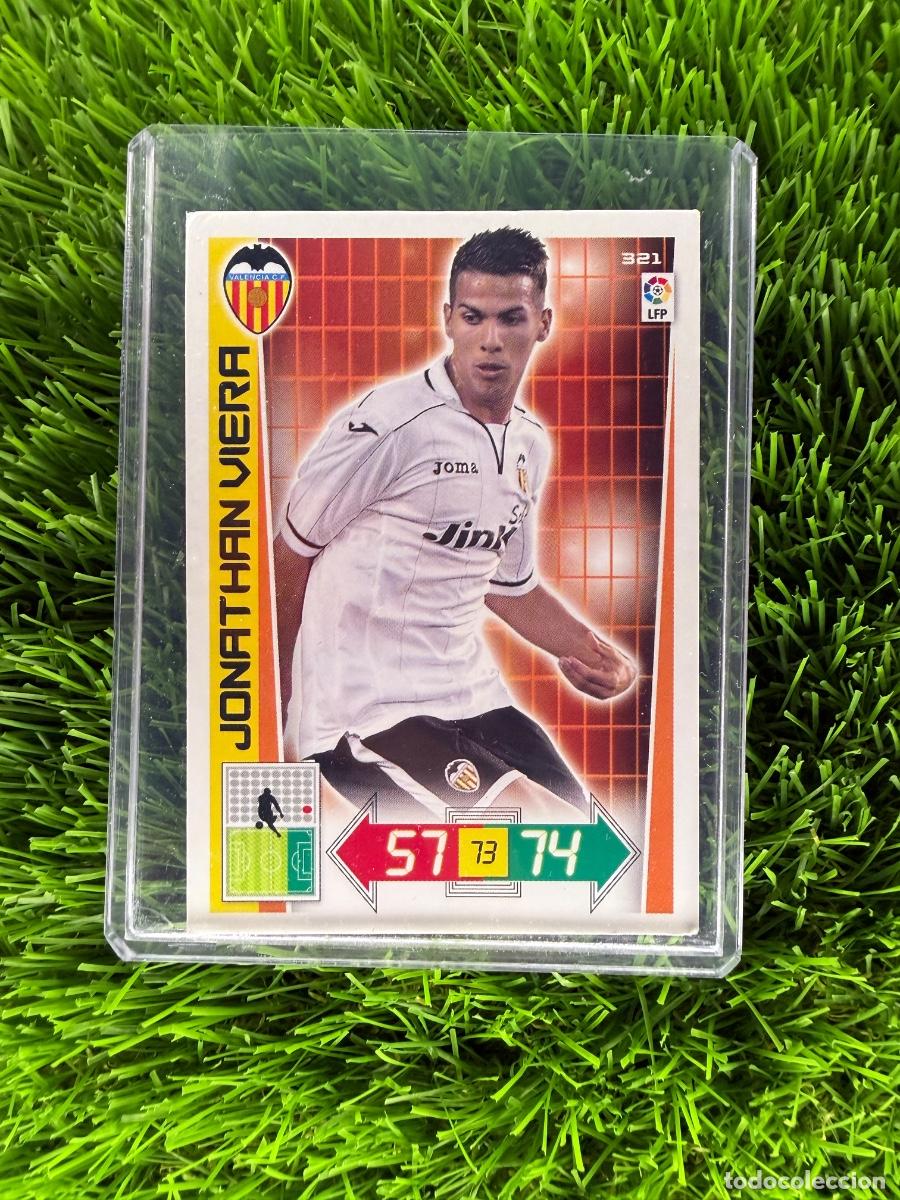 Cromos de f&uacute;tbol: N&ordm; 321 Jonathan Viera Valencia CF Adrenalyn XL 12 13
