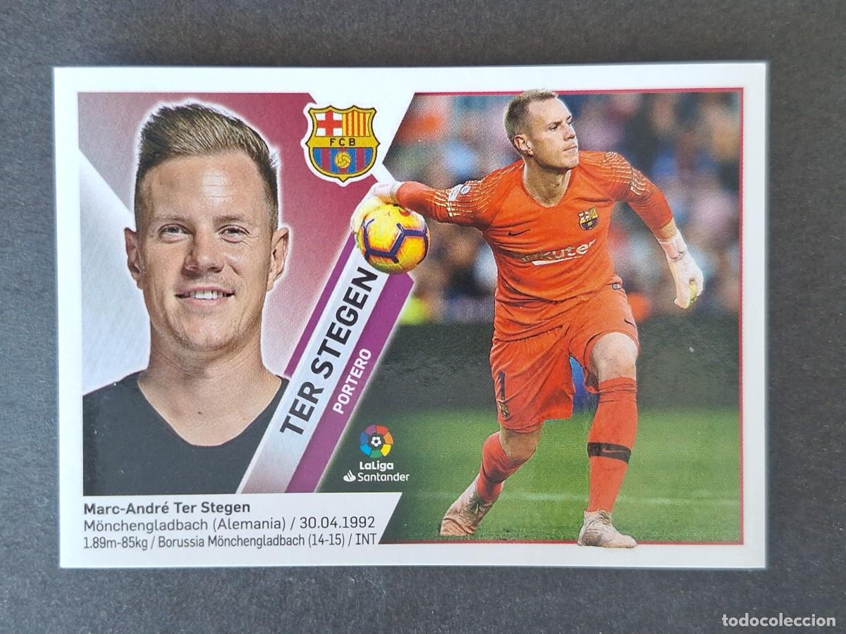 Cromos de f&uacute;tbol: TER STEGEN F. C BARCELONA LIGA ESTE 2019 2020 19 20 NUNCA PEGADO SIN PEGAR