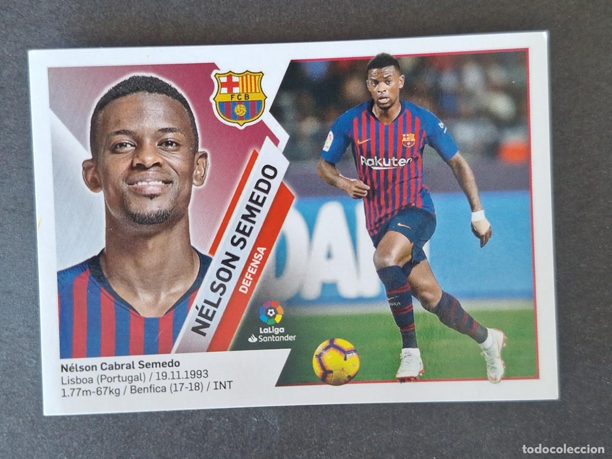Cromos de f&uacute;tbol: NELSON SEMEDO F. C BARCELONA LIGA ESTE 2019 2020 19 20 NUNCA PEGADO SIN PEGAR