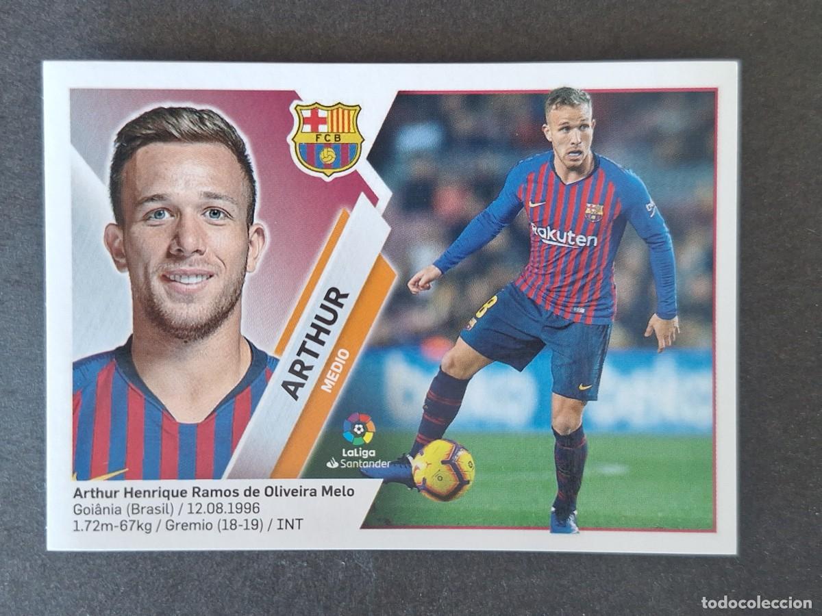 Cromos de f&uacute;tbol: ARTHUR F. C BARCELONA LIGA ESTE 2019 2020 19 20 NUNCA PEGADO SIN PEGAR