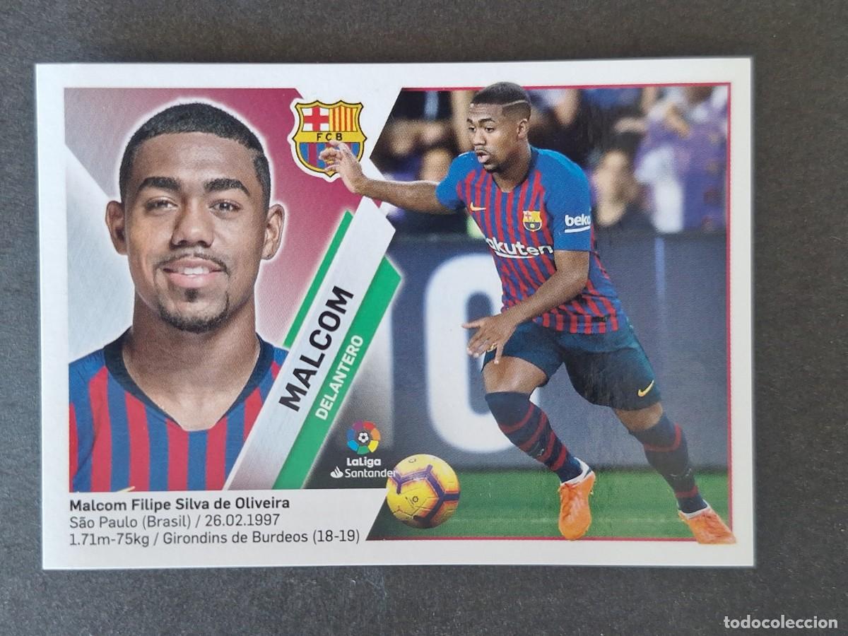 Cromos de f&uacute;tbol: MALCOM F. C BARCELONA LIGA ESTE 2019 2020 19 20 NUNCA PEGADO SIN PEGAR