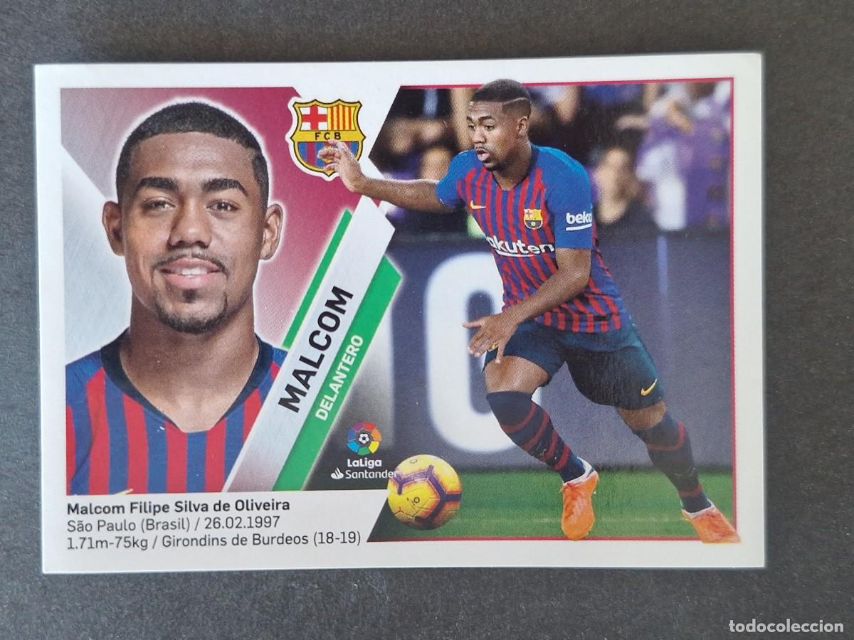 Cromos de f&uacute;tbol: MALCOM F. C BARCELONA LIGA ESTE 2019 2020 19 20 NUNCA PEGADO SIN PEGAR