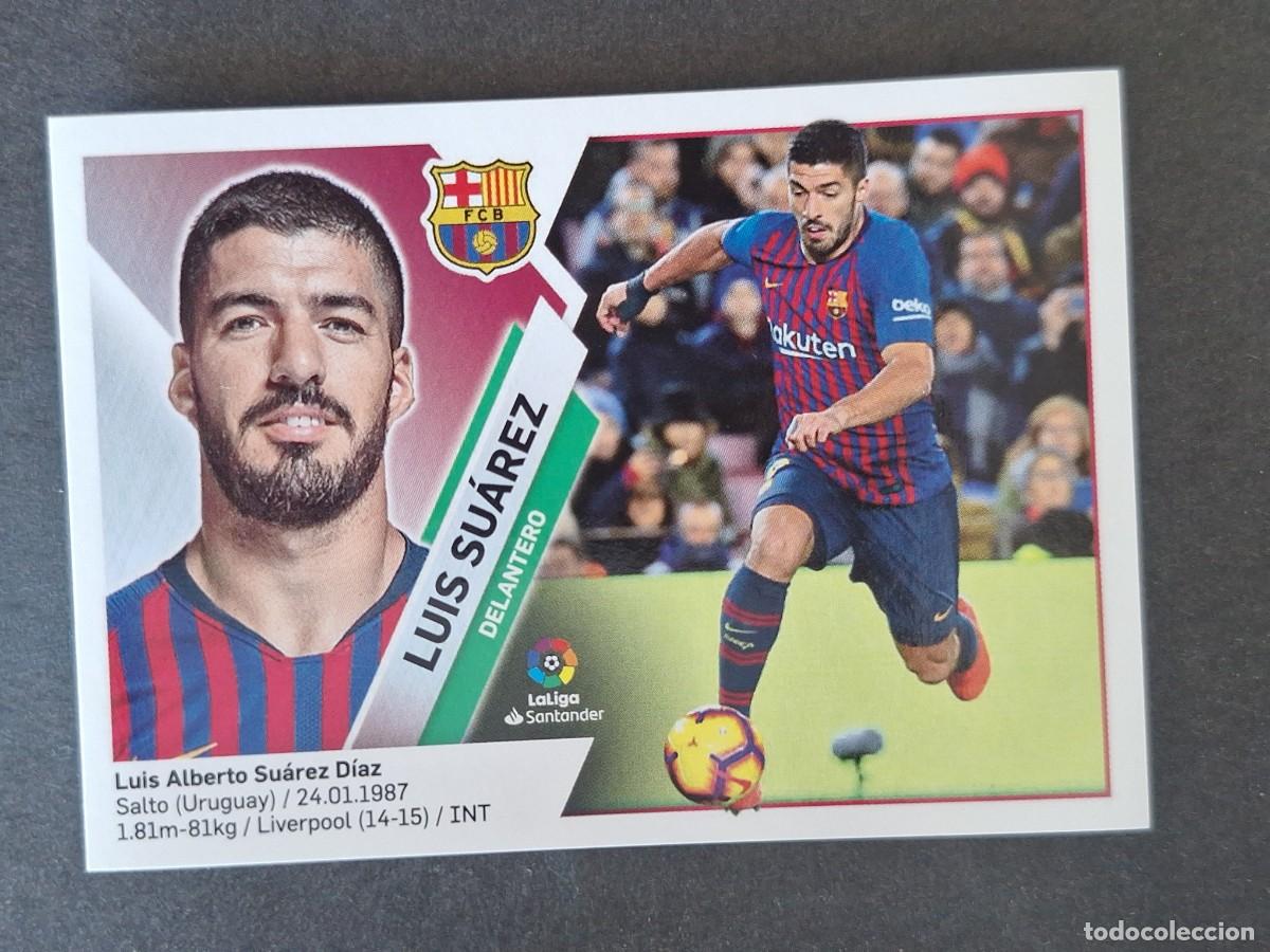 Cromos de f&uacute;tbol: LUIS SUAREZ F. C BARCELONA LIGA ESTE 2019 2020 19 20 NUNCA PEGADO SIN PEGAR