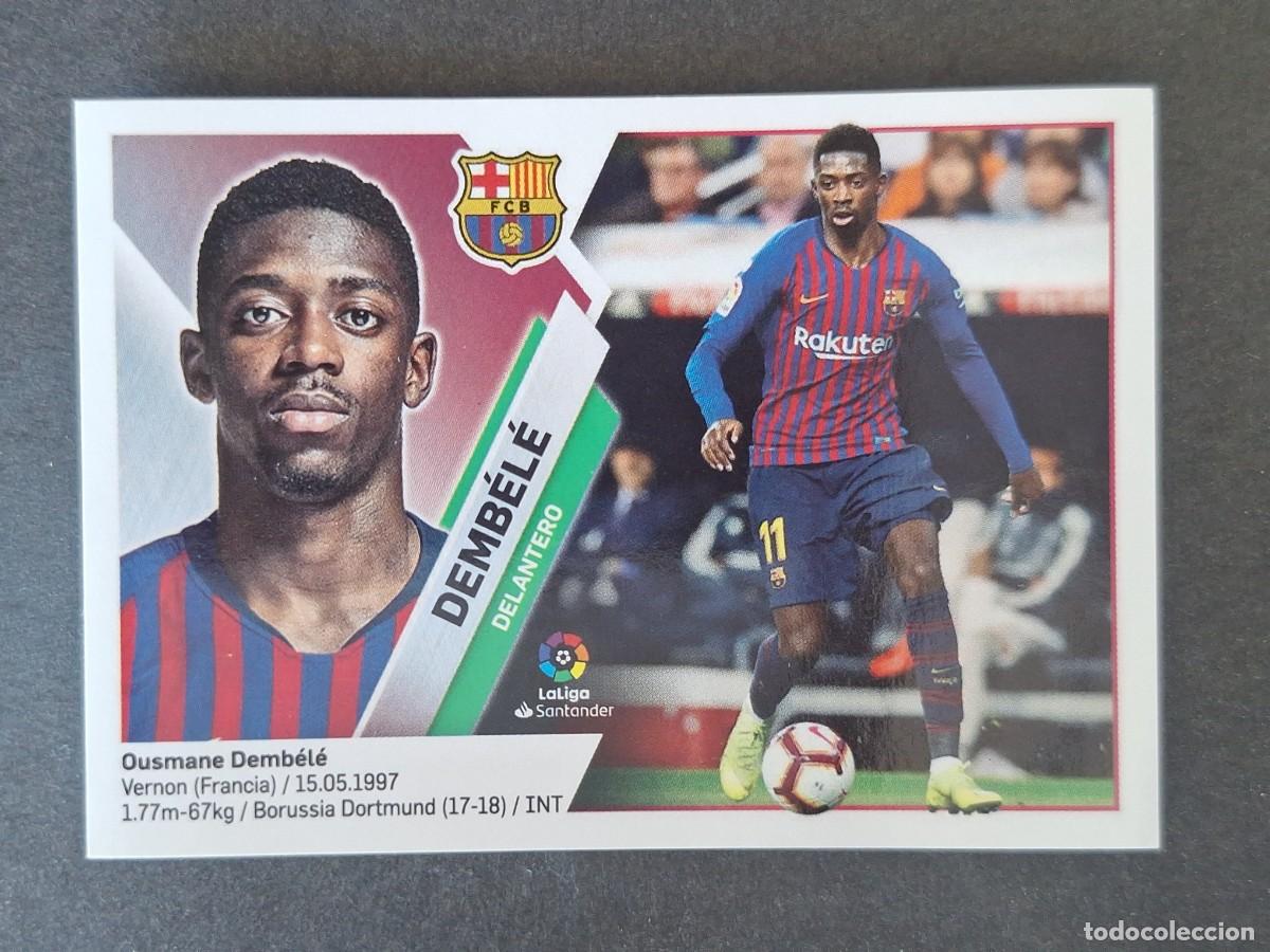 Cromos de f&uacute;tbol: DEMBELE F. C BARCELONA LIGA ESTE 2019 2020 19 20 NUNCA PEGADO SIN PEGAR