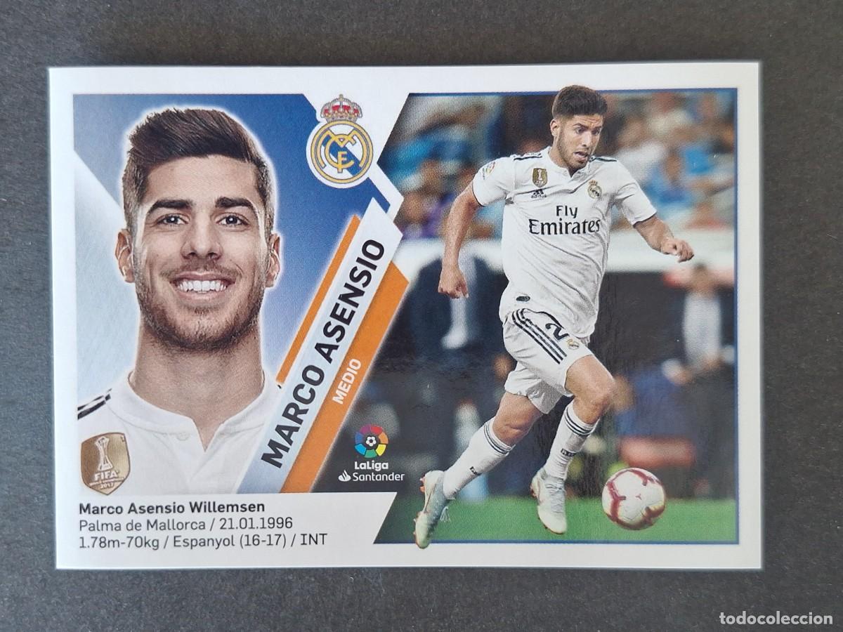 Fu&szlig;ball-Sticker: MARCO ASENSIO REAL MADRID LIGA ESTE 2019 2020 19 20 NUNCA PEGADO SIN PEGAR