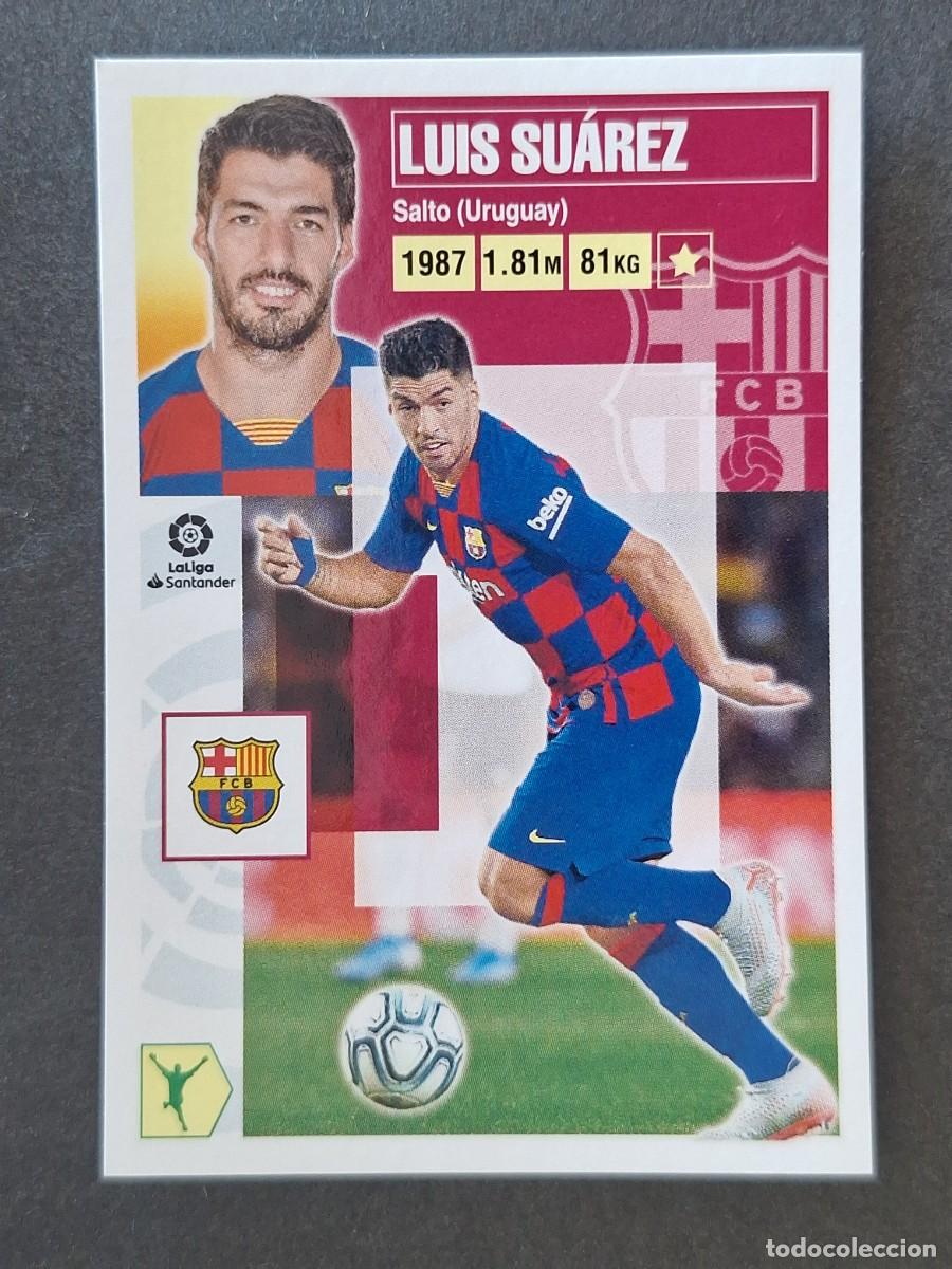 Cromos de f&uacute;tbol: LUIS SUAREZ F. C. BARCELONA LIGA ESTE 2020 2021 20 21 NUNCA PEGADO SIN PEGAR