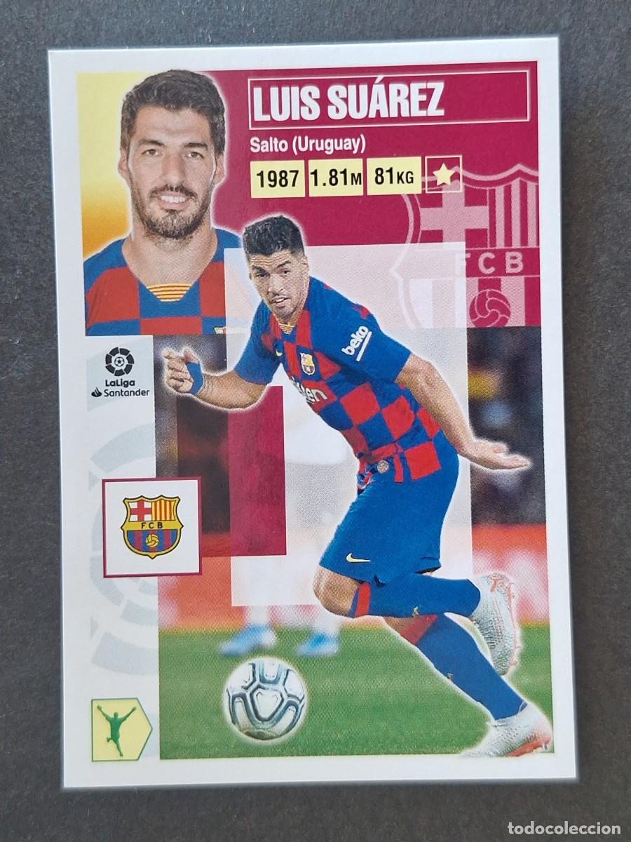 Cromos de f&uacute;tbol: LUIS SUAREZ F. C. BARCELONA LIGA ESTE 2020 2021 20 21 NUNCA PEGADO SIN PEGAR
