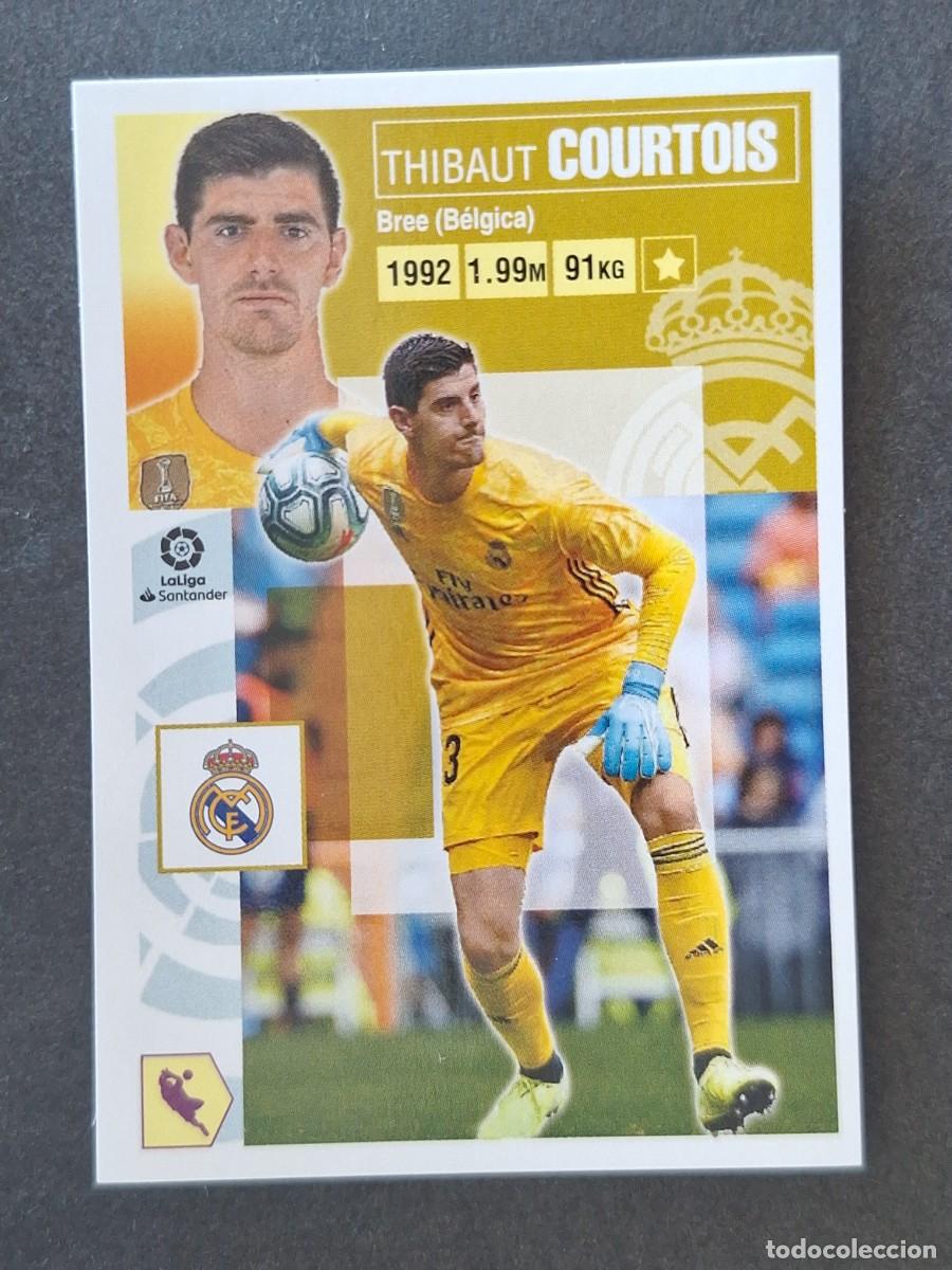 Cromos de Futebol: COURTOIS REAL MADRID LIGA ESTE 2020 2021 20 21 NUNCA PEGADO SIN PEGAR