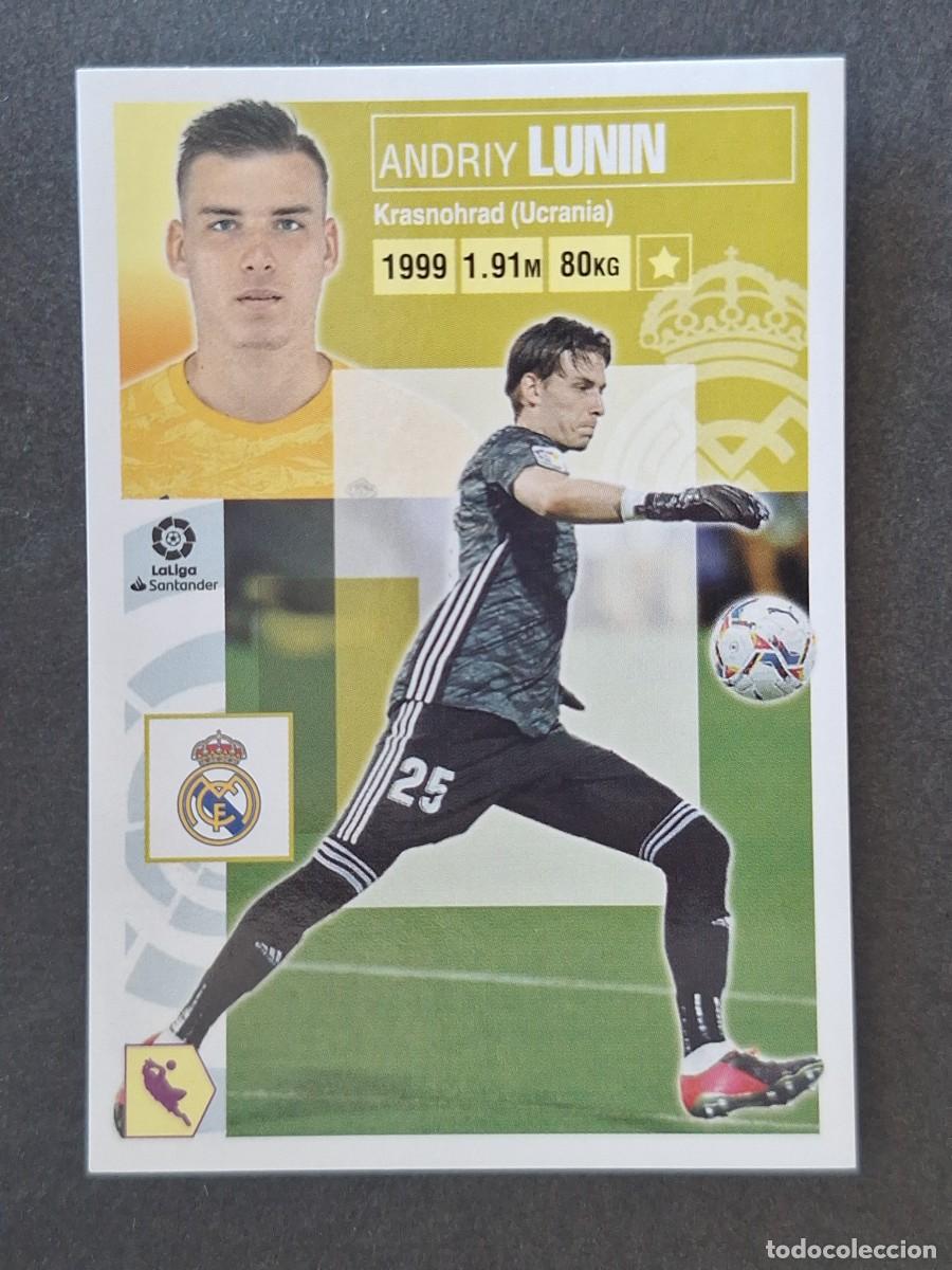 Cromos de Futebol: LUNIN REAL MADRID LIGA ESTE 2020 2021 20 21 NUNCA PEGADO SIN PEGAR