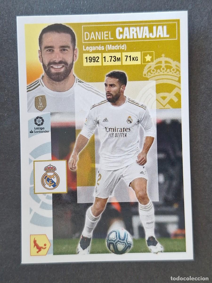 Cromos de Futebol: CARVAJAL REAL MADRID LIGA ESTE 2020 2021 20 21 NUNCA PEGADO SIN PEGAR