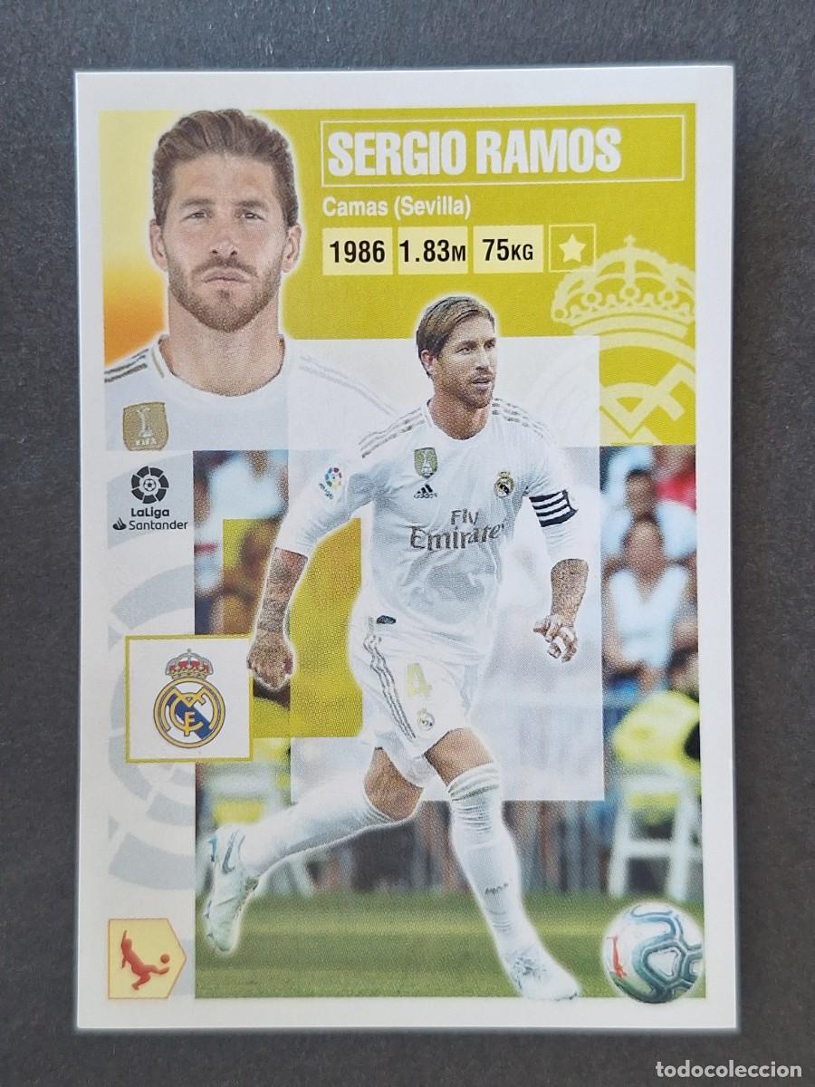 Cromos de Futebol: SERGIO RAMOS REAL MADRID LIGA ESTE 2020 2021 20 21 NUNCA PEGADO SIN PEGAR