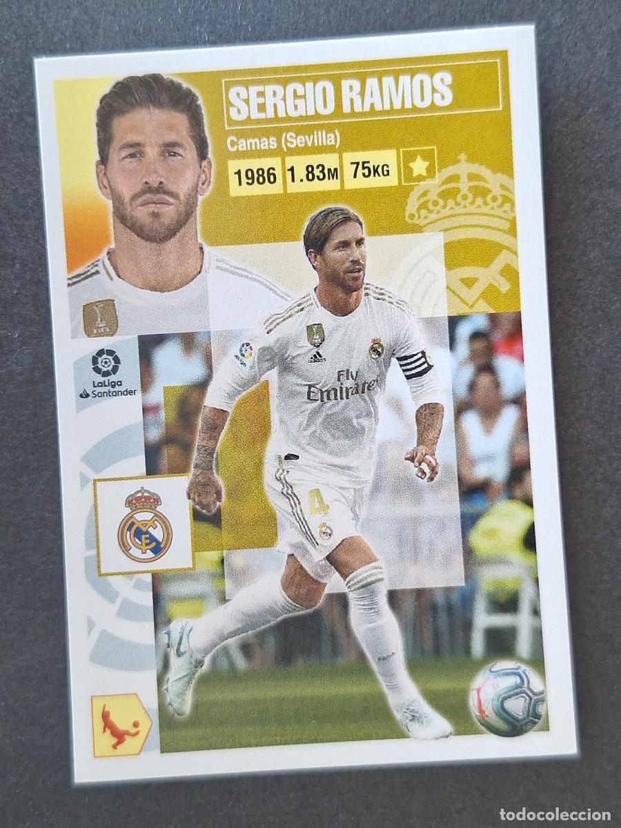 Cromos de Futebol: SERGIO RAMOS REAL MADRID LIGA ESTE 2020 2021 20 21 NUNCA PEGADO SIN PEGAR