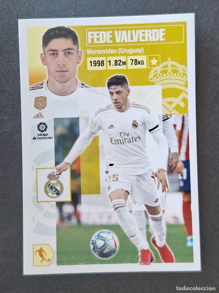 Cromos de f&uacute;tbol: FEDE VALVERDE REAL MADRID LIGA ESTE 2020 2021 20 21 NUNCA PEGADO SIN PEGAR