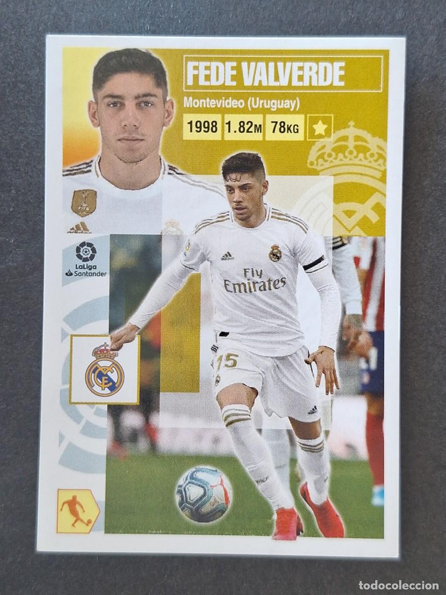 Cromos de f&uacute;tbol: FEDE VALVERDE REAL MADRID LIGA ESTE 2020 2021 20 21 NUNCA PEGADO SIN PEGAR