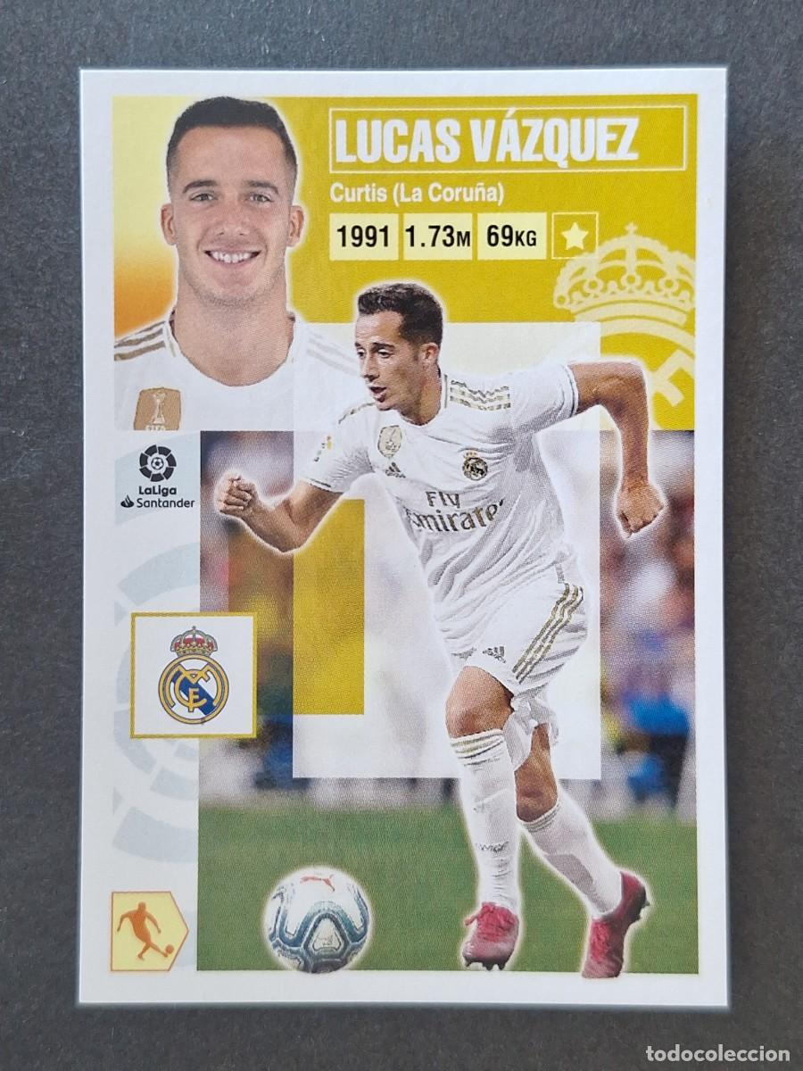 Cromos de f&uacute;tbol: LUCAS VAZQUEZ REAL MADRID LIGA ESTE 2020 2021 20 21 NUNCA PEGADO SIN PEGAR