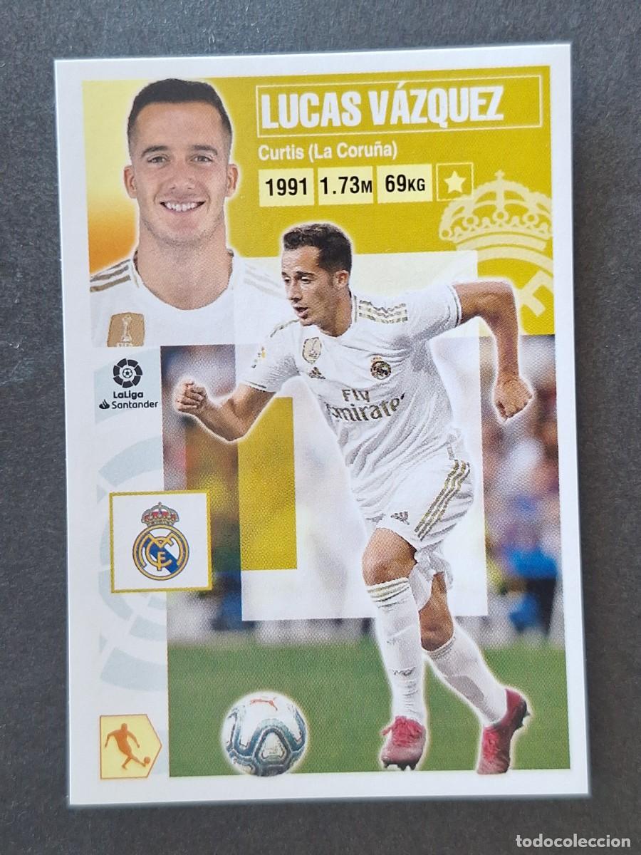 Cromos de f&uacute;tbol: LUCAS VAZQUEZ REAL MADRID LIGA ESTE 2020 2021 20 21 NUNCA PEGADO SIN PEGAR