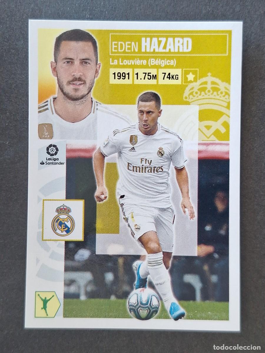 Cromos de f&uacute;tbol: HAZARD REAL MADRID LIGA ESTE 2020 2021 20 21 NUNCA PEGADO SIN PEGAR