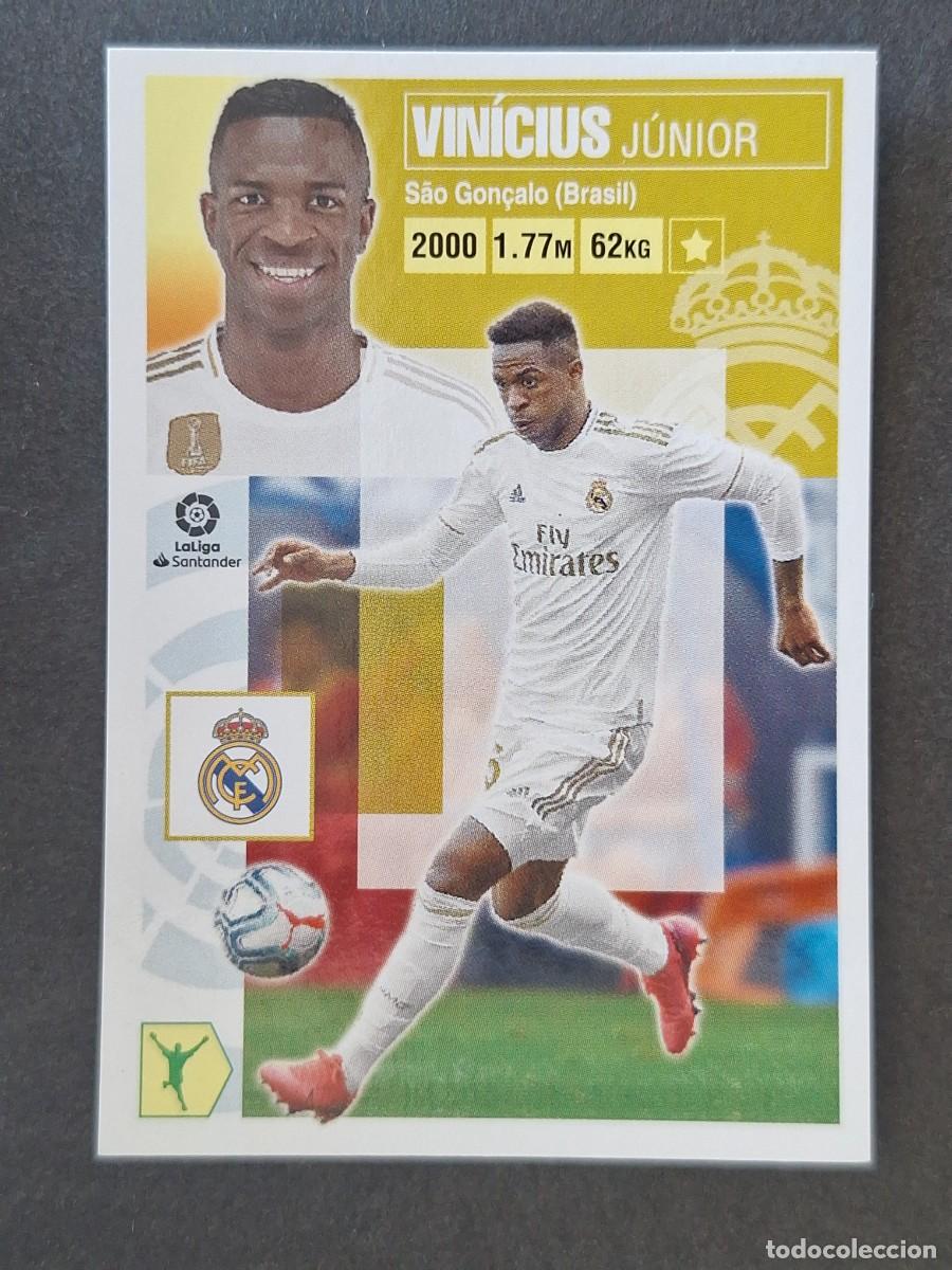 Cromos de f&uacute;tbol: VINICIUS REAL MADRID LIGA ESTE 2020 2021 20 21 NUNCA PEGADO SIN PEGAR