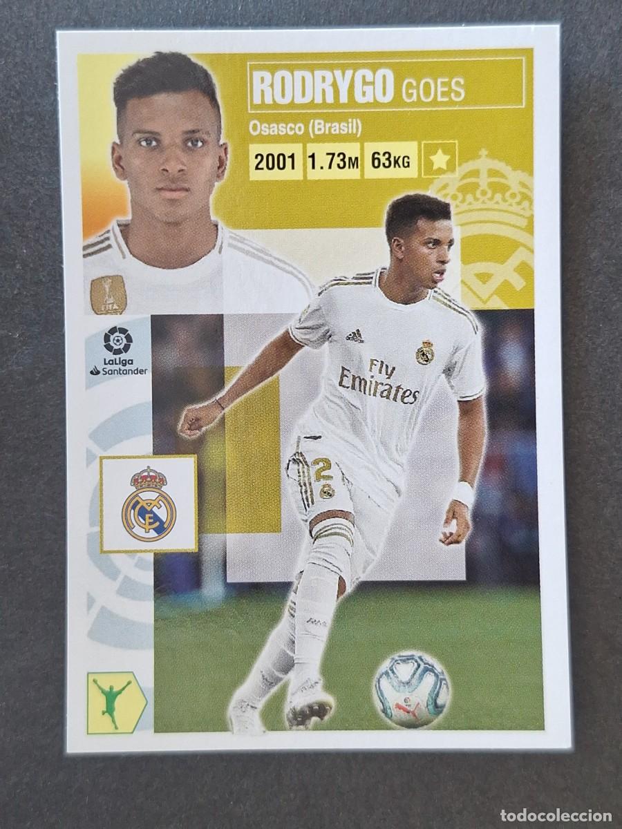 Cromos de f&uacute;tbol: RODRYGO REAL MADRID LIGA ESTE 2020 2021 20 21 NUNCA PEGADO SIN PEGAR
