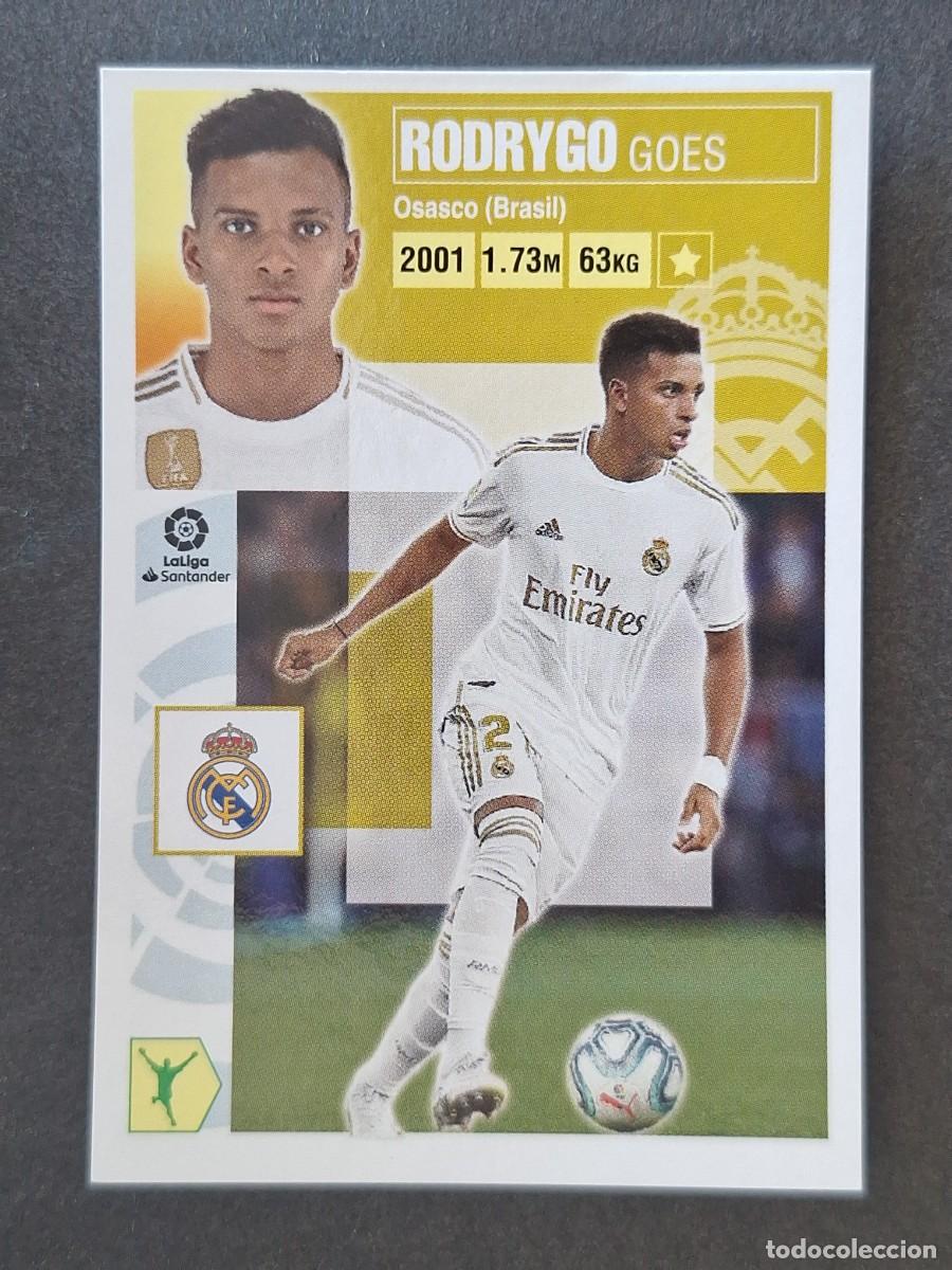 Cromos de f&uacute;tbol: RODRYGO REAL MADRID LIGA ESTE 2020 2021 20 21 NUNCA PEGADO SIN PEGAR