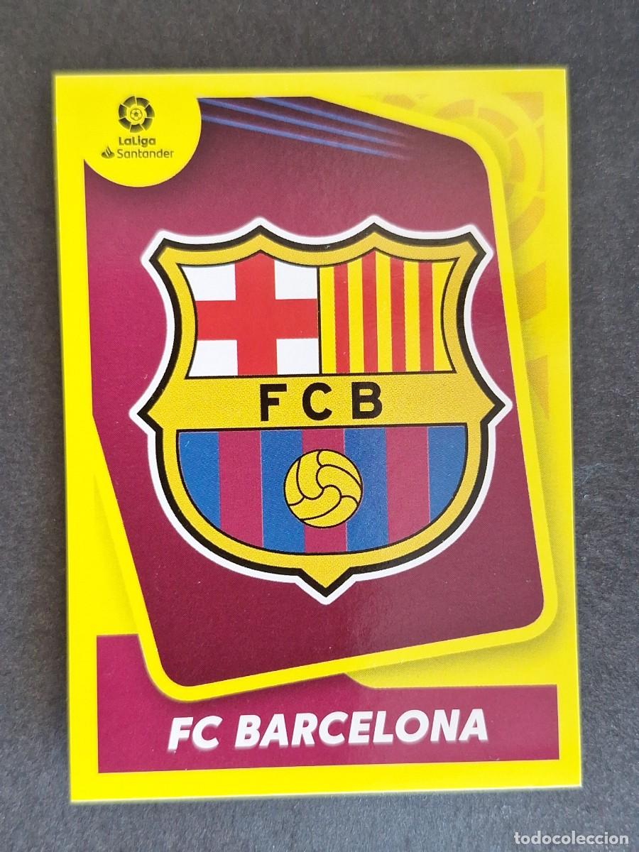 Cromos de f&uacute;tbol: ESCUDO F. C. BARCELONA LIGA ESTE 2021 2022 21 22 NUNCA PEGADO SIN PEGAR