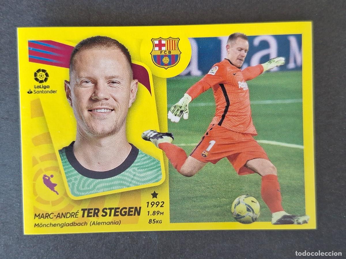 Cromos de f&uacute;tbol: TER STEGEN F. C. BARCELONA LIGA ESTE 2021 2022 21 22 NUNCA PEGADO SIN PEGAR