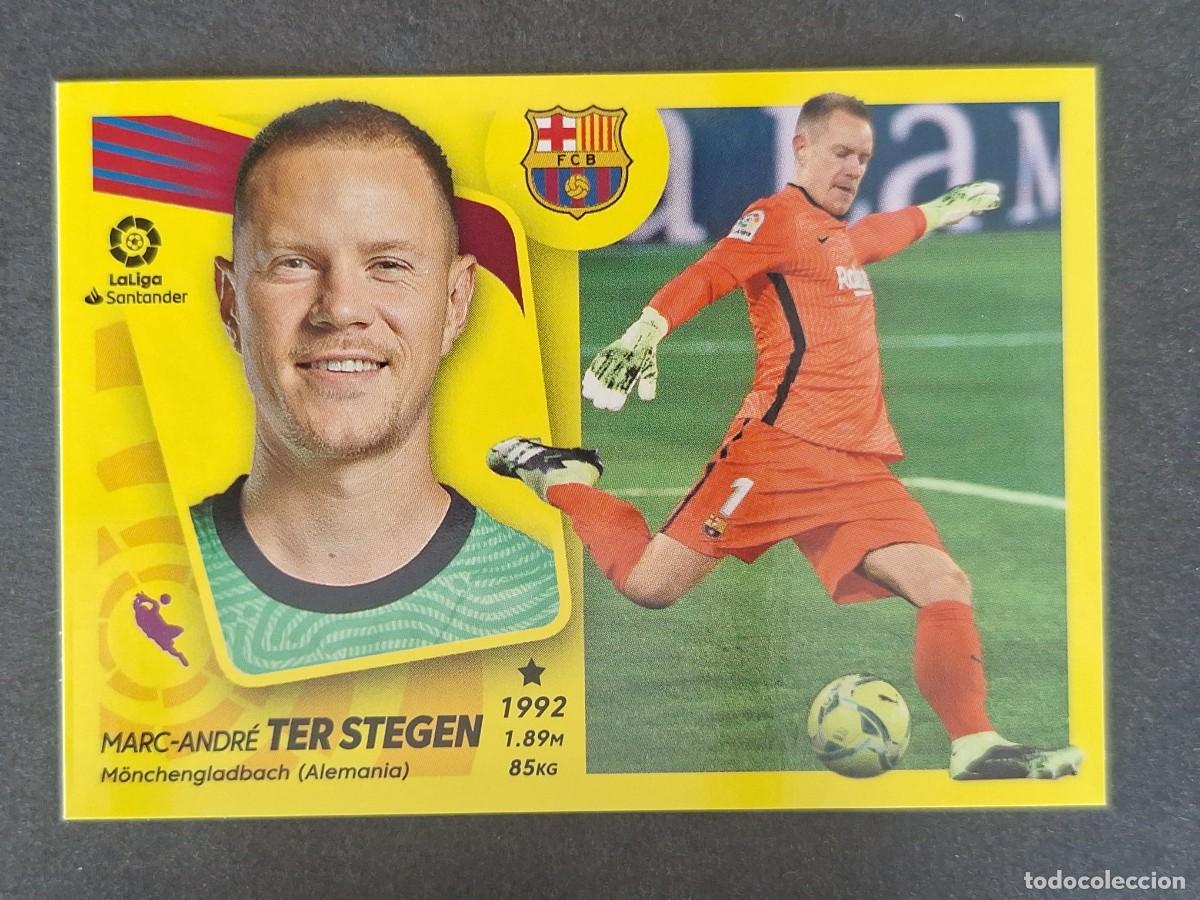 Cromos de f&uacute;tbol: TER STEGEN F. C. BARCELONA LIGA ESTE 2021 2022 21 22 NUNCA PEGADO SIN PEGAR