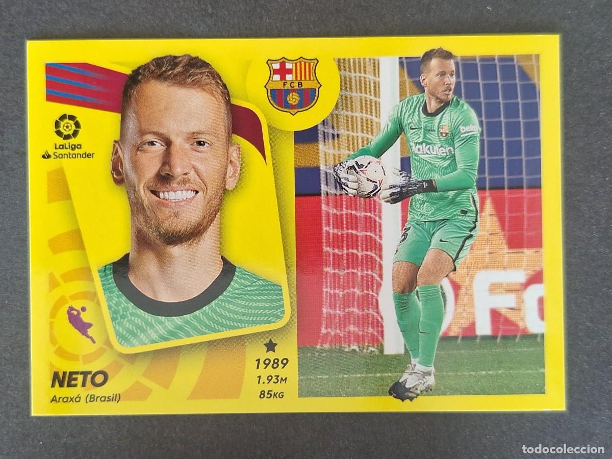 Cromos de f&uacute;tbol: NETO F. C. BARCELONA LIGA ESTE 2021 2022 21 22 NUNCA PEGADO SIN PEGAR