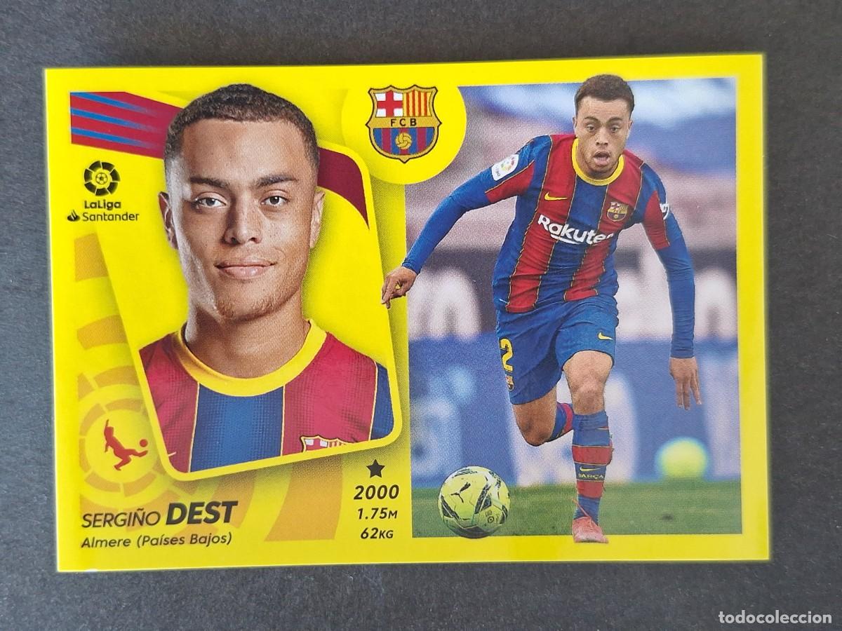 Cromos de f&uacute;tbol: DEST F. C. BARCELONA LIGA ESTE 2021 2022 21 22 NUNCA PEGADO SIN PEGAR