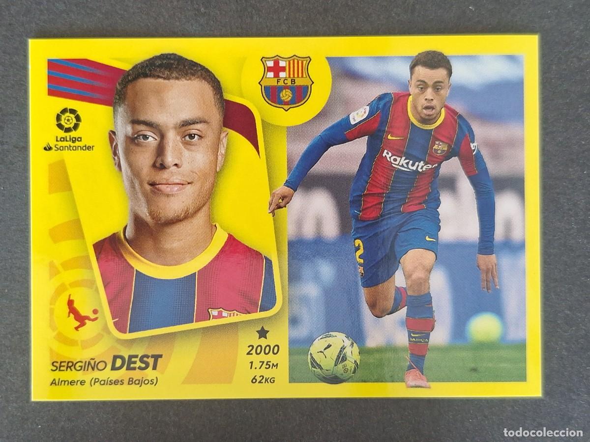 Fu&szlig;ball-Sticker: DEST F. C. BARCELONA LIGA ESTE 2021 2022 21 22 NUNCA PEGADO SIN PEGAR
