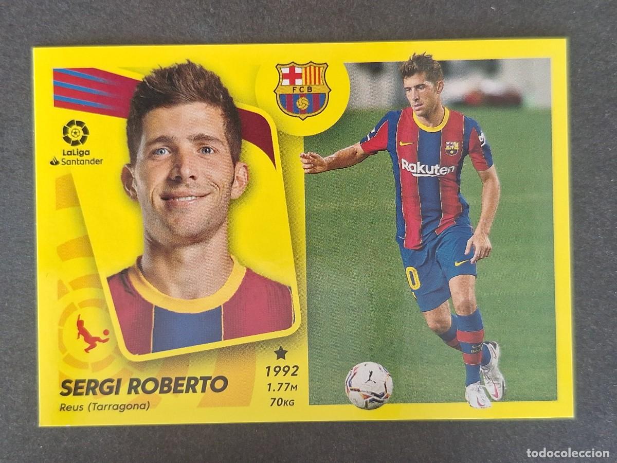 Fu&szlig;ball-Sticker: SERGI ROBERTO F. C. BARCELONA LIGA ESTE 2021 2022 21 22 NUNCA PEGADO SIN PEGAR