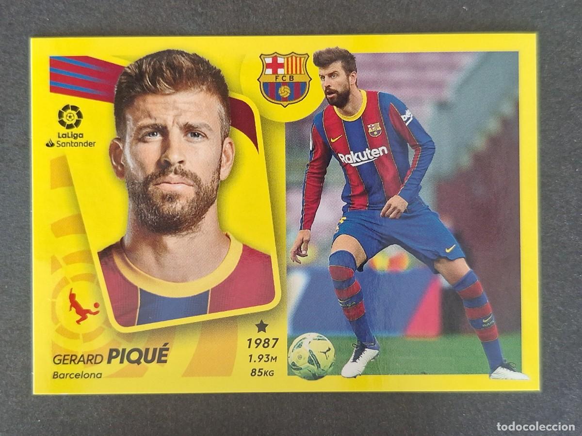 Fu&szlig;ball-Sticker: PIQUE F. C. BARCELONA LIGA ESTE 2021 2022 21 22 NUNCA PEGADO SIN PEGAR