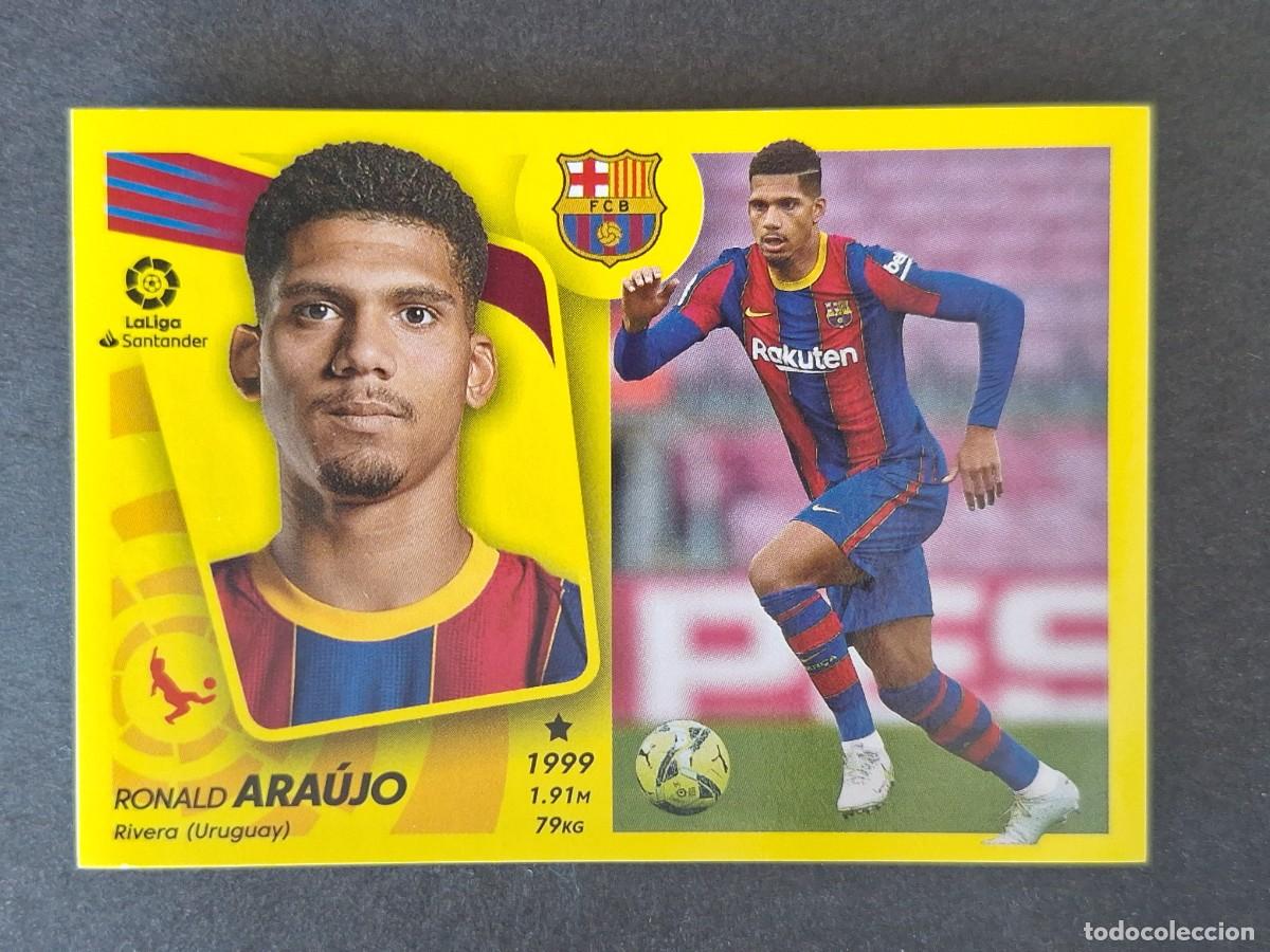 Fu&szlig;ball-Sticker: ARAUJO F. C. BARCELONA LIGA ESTE 2021 2022 21 22 NUNCA PEGADO SIN PEGAR