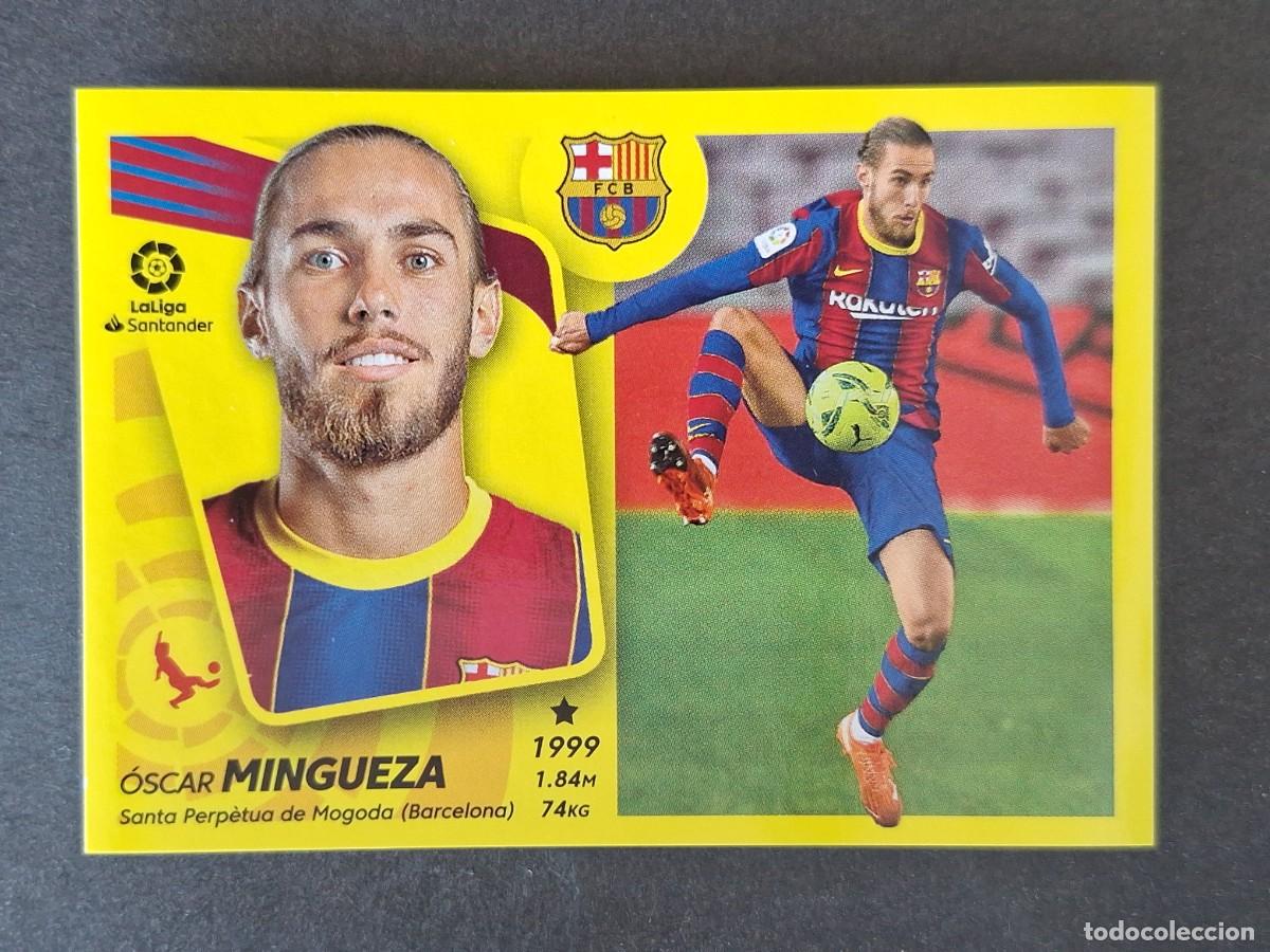 Fu&szlig;ball-Sticker: MINGUEZA F. C. BARCELONA LIGA ESTE 2021 2022 21 22 NUNCA PEGADO SIN PEGAR