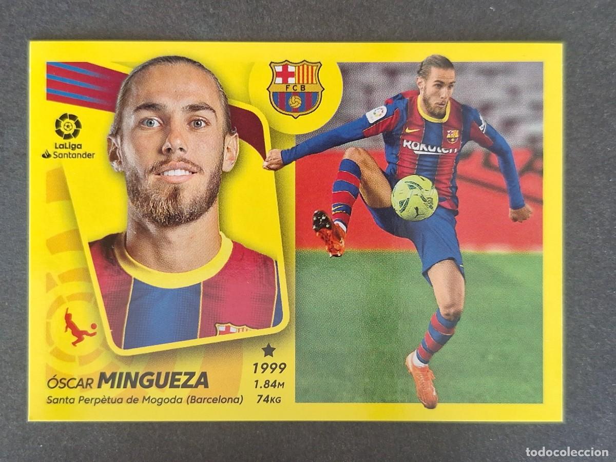 Fu&szlig;ball-Sticker: MINGUEZA F. C. BARCELONA LIGA ESTE 2021 2022 21 22 NUNCA PEGADO SIN PEGAR