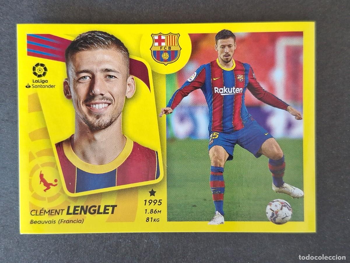 Fu&szlig;ball-Sticker: LENGLET F. C. BARCELONA LIGA ESTE 2021 2022 21 22 NUNCA PEGADO SIN PEGAR