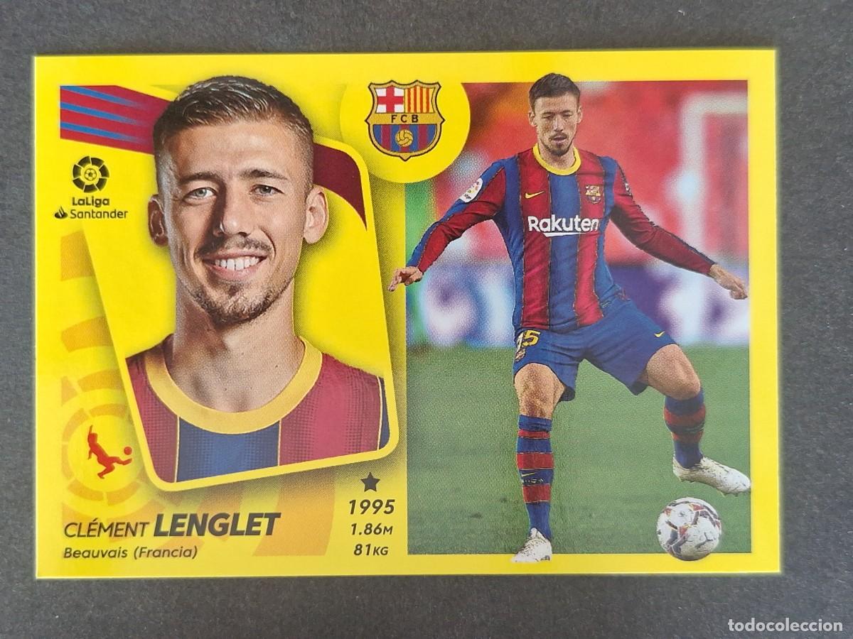Fu&szlig;ball-Sticker: LENGLET F. C. BARCELONA LIGA ESTE 2021 2022 21 22 NUNCA PEGADO SIN PEGAR