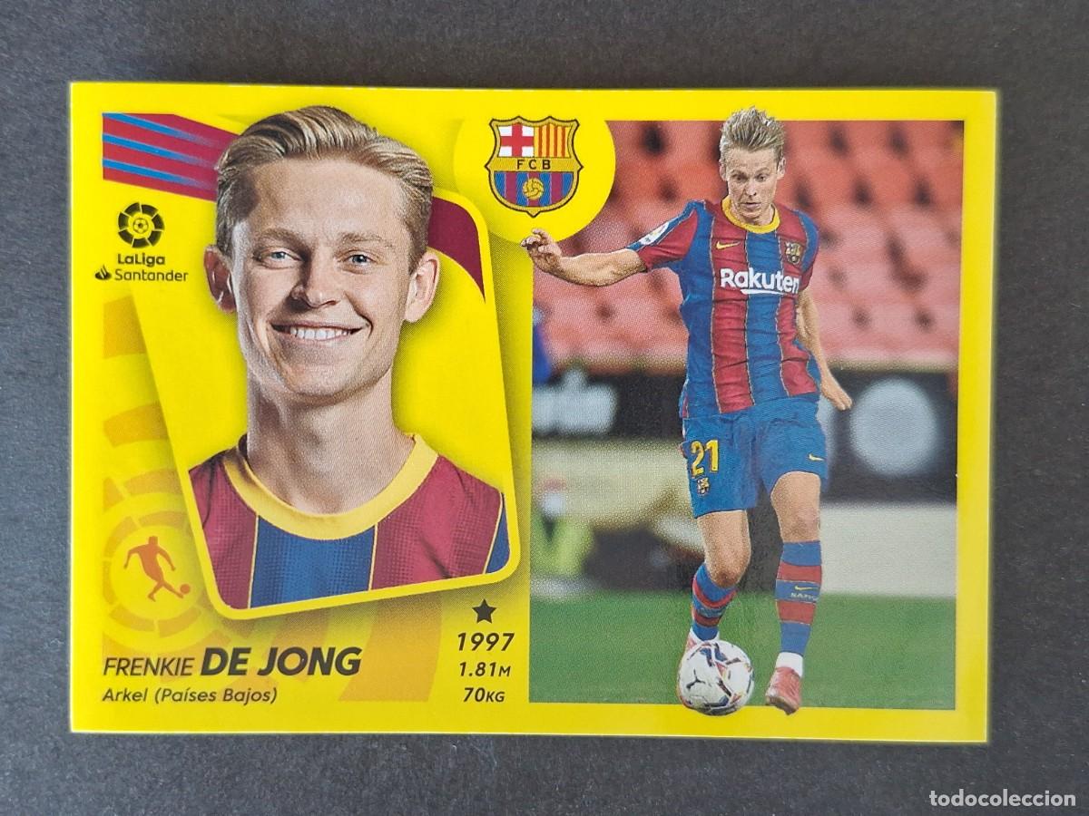 Figurine di Calcio: DE JONG F. C. BARCELONA LIGA ESTE 2021 2022 21 22 NUNCA PEGADO SIN PEGAR