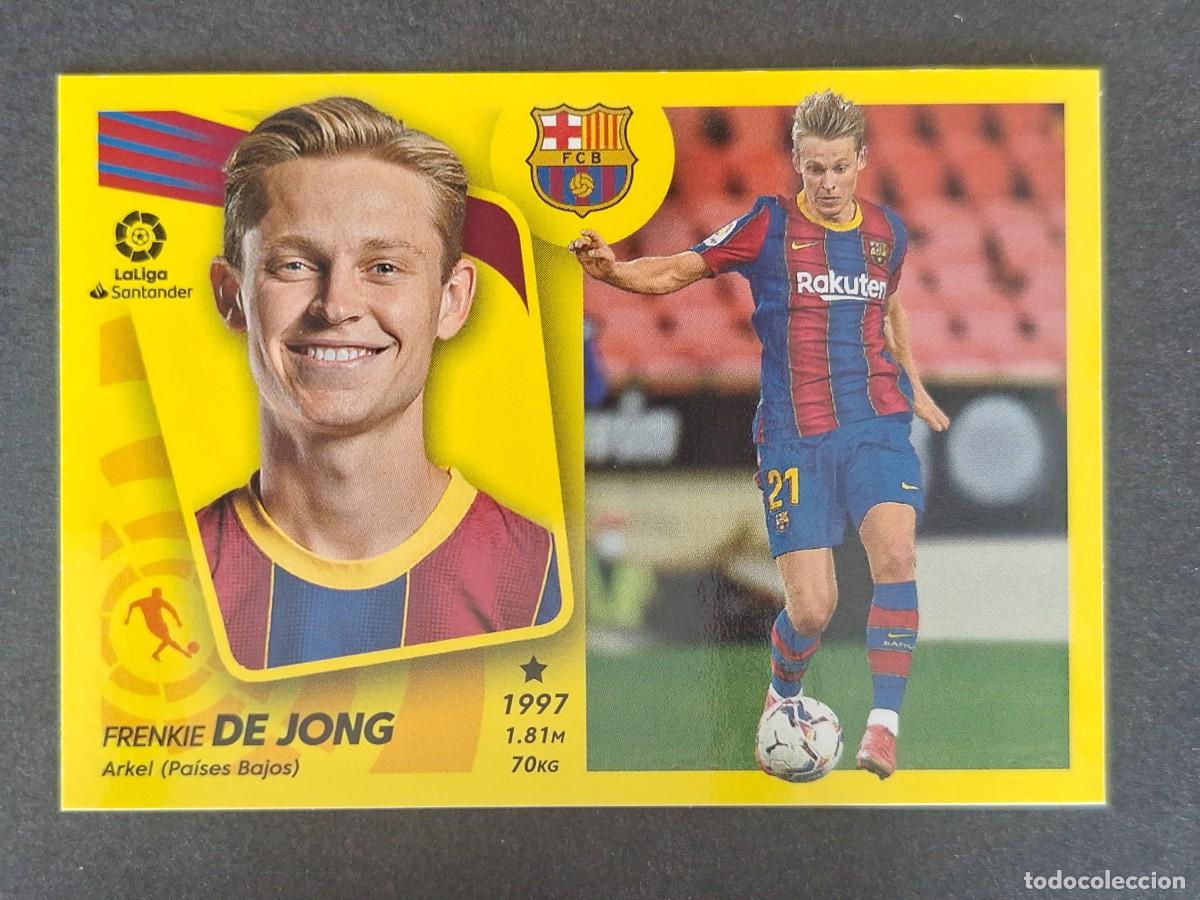 Figurine di Calcio: DE JONG F. C. BARCELONA LIGA ESTE 2021 2022 21 22 NUNCA PEGADO SIN PEGAR