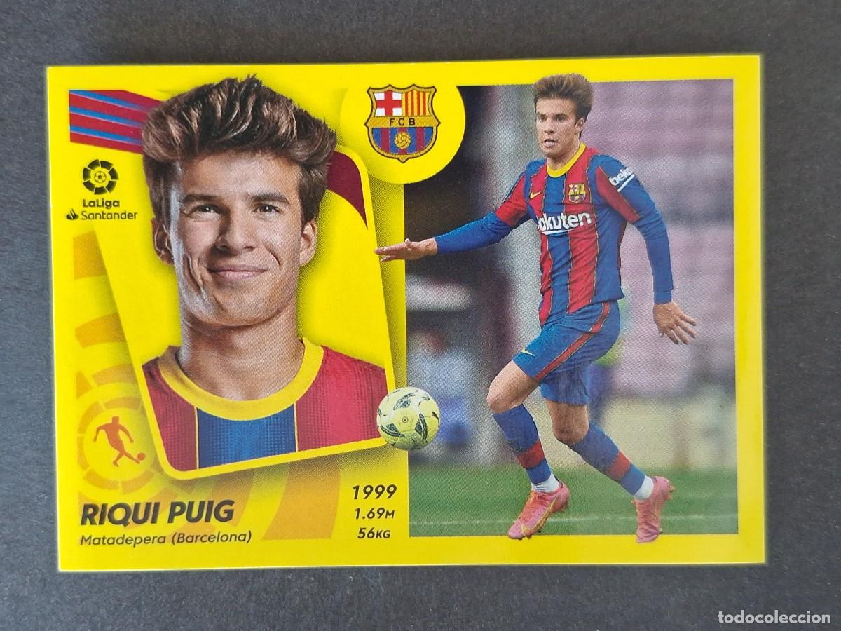 Figurine di Calcio: RIQUI PUIG F. C. BARCELONA LIGA ESTE 2021 2022 21 22 NUNCA PEGADO SIN PEGAR