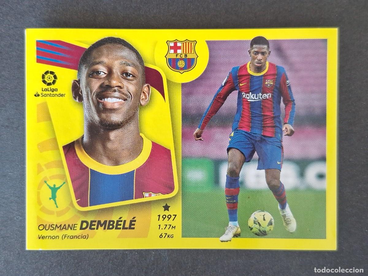 Figurine di Calcio: DEMBELE F. C. BARCELONA LIGA ESTE 2021 2022 21 22 NUNCA PEGADO SIN PEGAR
