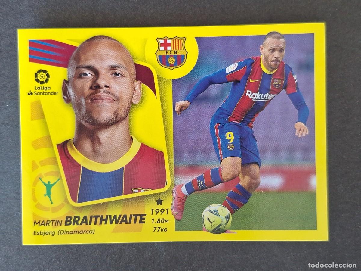 Figurine di Calcio: BRAITHWAITE F. C. BARCELONA LIGA ESTE 2021 2022 21 22 NUNCA PEGADO SIN PEGAR