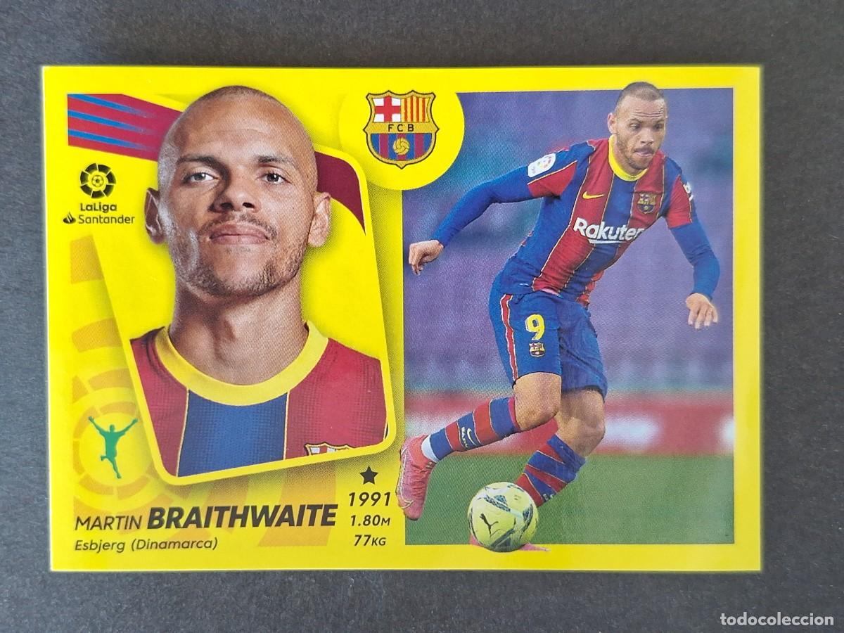 Figurine di Calcio: BRAITHWAITE F. C. BARCELONA LIGA ESTE 2021 2022 21 22 NUNCA PEGADO SIN PEGAR